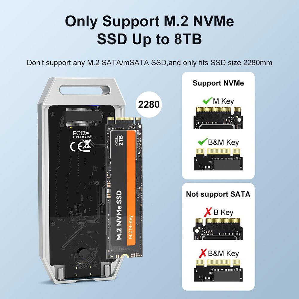 حافظة MAIWO USB4 M.2 SSD بسرعة - مراجعة 8Tb M2 Nvme Ssd وسعره