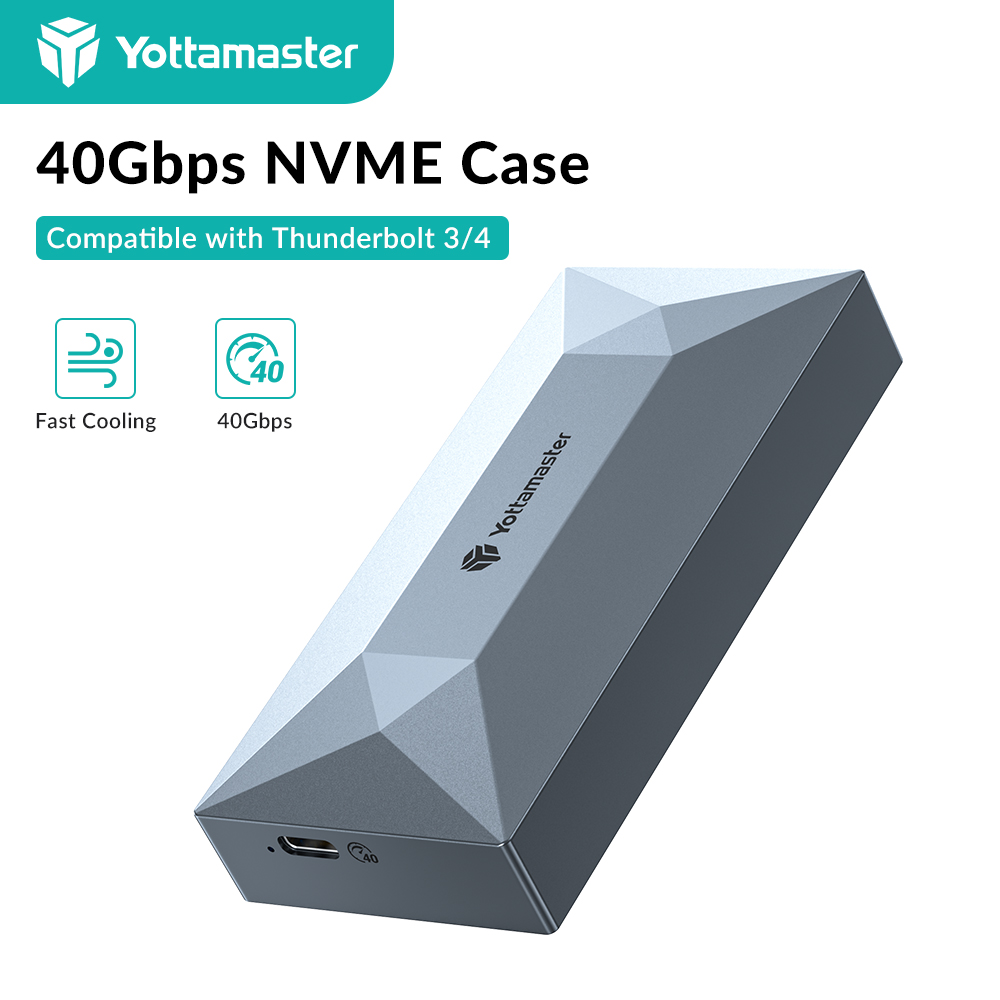 علبة تخزين خارجية Yottamaster  - مراجعة Thunderbolt 4 External Ssd 4Tb وسعره